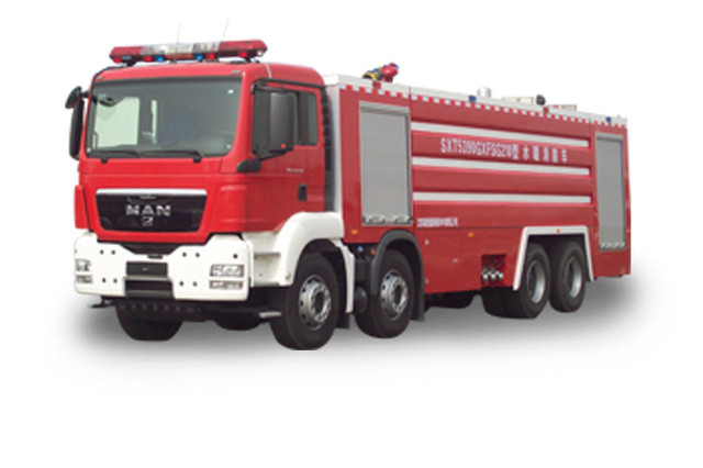 85km/h Manual Transmission 10 Forward Gears 18000kg Water Tanker Fire Truck