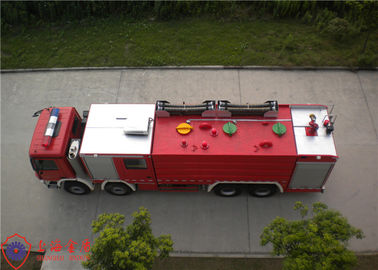 Rotatable Structure Cab Water Tanker Fire Truck With Direct Injection Diesel Engine