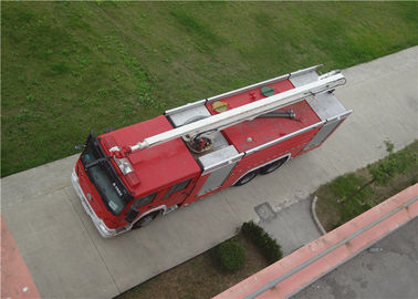 최대 힘 320KW 6x4 드라이브 높은 살포 급수탑 소방차 20m 작동 높이