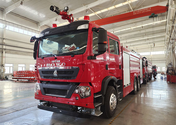 276 kw 12000 킬로그램 능력 물 공급 소방차 소방 트럭과 함께 여섯대 석 택시를 늘입니다